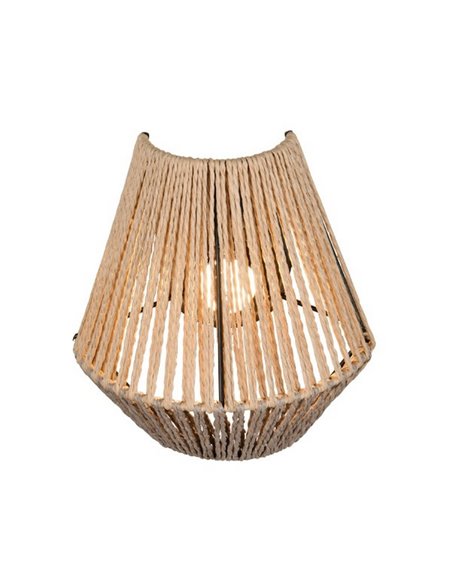 Aplique de pared natural LIRA batería recargable USB y función táctil 4 niveles 1,5W 140lm 3000K IP20