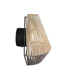 Aplique de pared natural LIRA batería recargable USB y función táctil 4 niveles 1,5W 140lm 3000K IP20