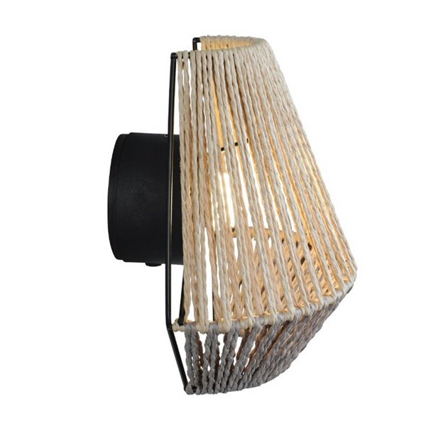 Aplique de pared natural LIRA batería recargable USB y función táctil 4 niveles 1,5W 140lm 3000K IP20