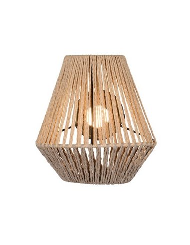 Aplique de pared natural LIRA batería recargable USB y función táctil 4 niveles 1,5W 140lm 3000K IP20