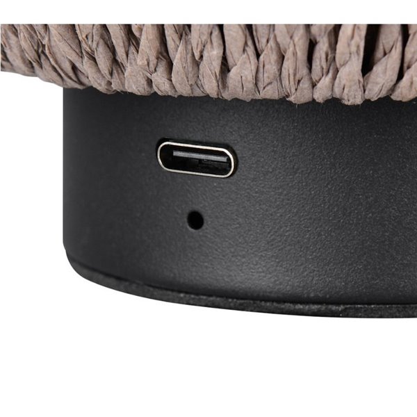 Lampe de table en fibre naturelle LIRA batterie rechargeable et fonction tactile 4 niveaux 1,5W 140lm 3000K IP20