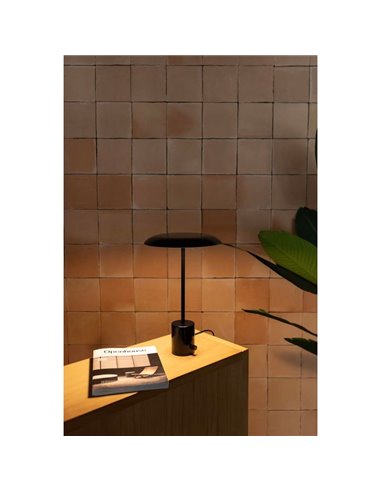 Lámpara de sobremesa LED HOSHI, forma de seta, 12W 2700K, varios colores
