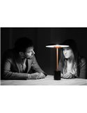 Lampe de table LED HOSHI en forme de champignon 12 W 2700 K multicolore