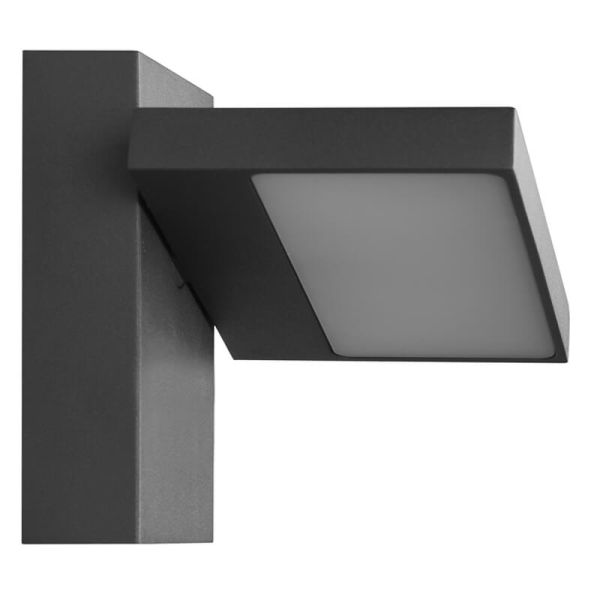 Luminária de parede externa LED HORTON com abajur ajustável incl. 1x8W LED 1000Lm 3000K IP54 jardim/externo 226360142