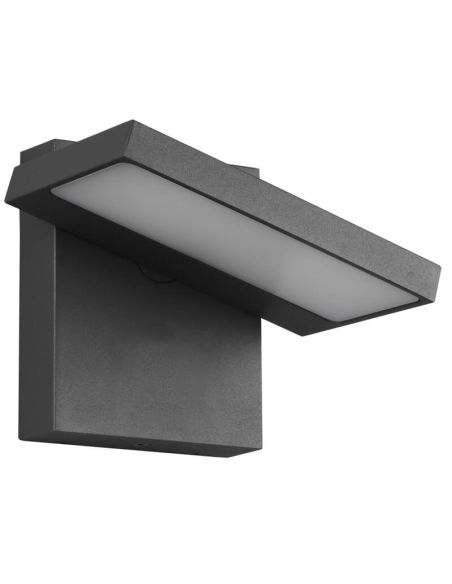 Aplique de pared LED para exterior HORTON pantalla orientable incl.1x8W LED 1000Lm 3000K IP54 jardin/exterior 226360142