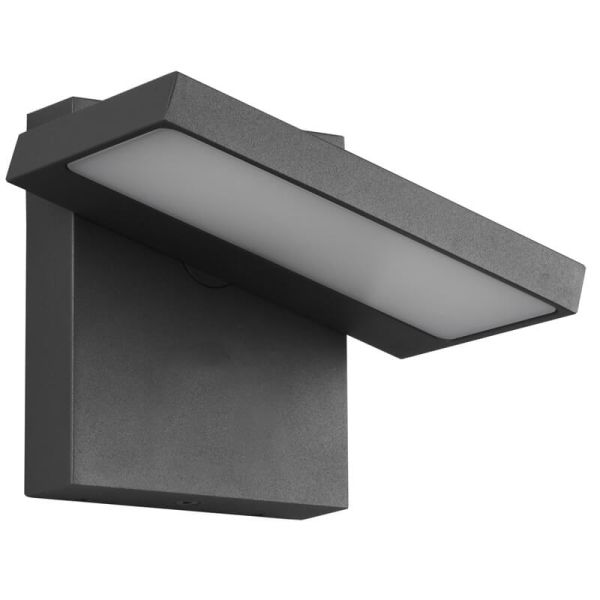 Aplique de pared LED para exterior HORTON pantalla orientable incl.1x8W LED 1000Lm 3000K IP54 jardin/exterior 226360142