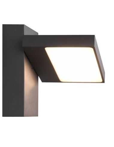 Aplique de pared LED para exterior HORTON pantalla orientable incl.1x8W LED 1000Lm 3000K IP54 jardin/exterior 226360142