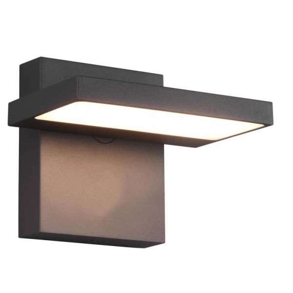 Aplique de pared LED para exterior HORTON pantalla orientable incl.1x8W LED 1000Lm 3000K IP54 jardin/exterior 226360142