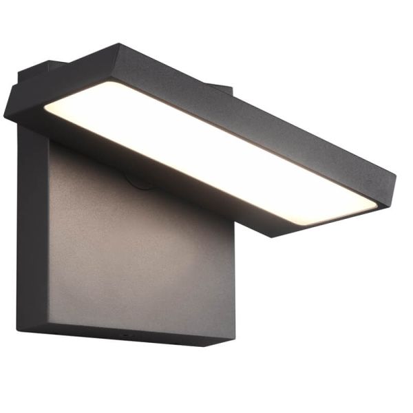 Aplique de pared LED para exterior HORTON pantalla orientable incl.1x8W LED 1000Lm 3000K IP54 jardin/exterior 226360142