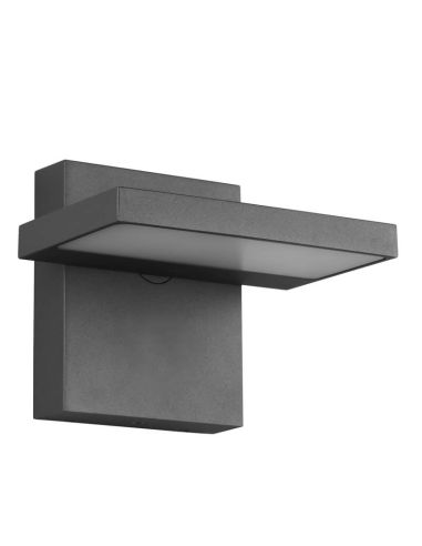 Aplique de pared LED para exterior HORTON pantalla orientable incl.1x8W LED 1000Lm 3000K IP54 jardin/exterior 226360142
