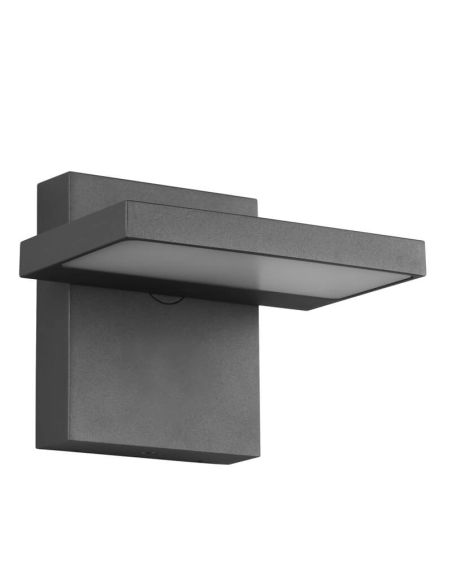 Aplique de pared LED para exterior HORTON pantalla orientable incl.1x8W LED 1000Lm 3000K IP54 jardin/exterior 226360142