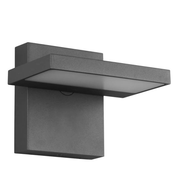 Luminária de parede externa HORTON LED com abajur ajustável incl. 1x8W LED 1000Lm 3000K IP54 jardim/externo 226360142