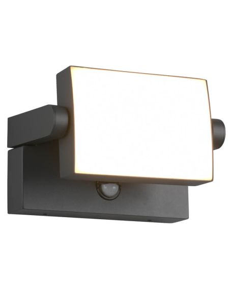 Applique murale d'extérieur LED réglable KANSAS avec détecteur de mouvement 10 W 1 000 lm 3 000 K IP54 246869142