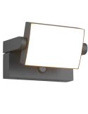 Aplique de Pared LED Exterior Orientable KANSAS con Sensor de Movimiento 10W 1000lm 3000K IP54 246869142
