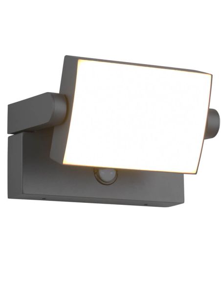 Luminária de parede externa LED ajustável KANSAS com sensor de movimento 10W 1000lm 3000K IP54 246869142