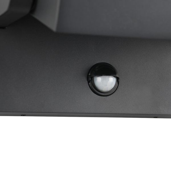Detalle Aplique de Pared LED Exterior Orientable KANSAS con Sensor de Movimiento 10W 1000lm 3000K IP54 246869142