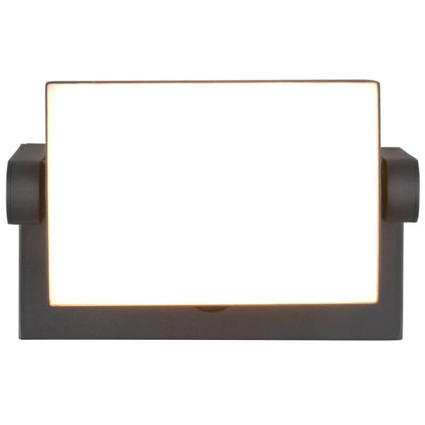 Luminária de parede externa LED ajustável KANSAS com sensor de movimento 10W 1000lm 3000K IP54 246869142