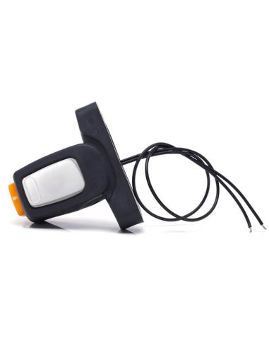 Cuerno LED corto Neon con logo WAS Ambar - Blanco - Rojo 12V 24V A R1 SM1 W62N Logo | LeonLeds