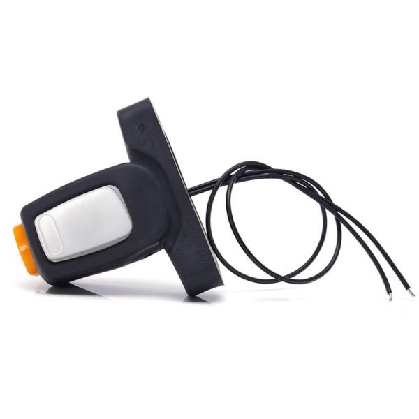 Cuerno LED corto Neon con logo WAS Ambar - Blanco - Rojo 12V 24V A R1 SM1 W62N Logo | LeonLeds