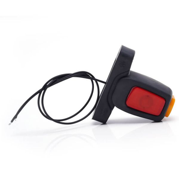 Cuerno LED corto Neon con logo WAS Ambar - Blanco - Rojo 12V 24V A R1 SM1 W62N Logo | LeonLeds