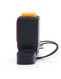 Cuerno LED corto Neon con logo WAS Ambar - Blanco - Rojo 12V 24V A R1 SM1 W62N Logo | LeonLeds