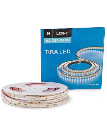 Tira LED 220V corte 10Cm 17W/m IP67 - 20 Metros Ruzok | LeonLeds