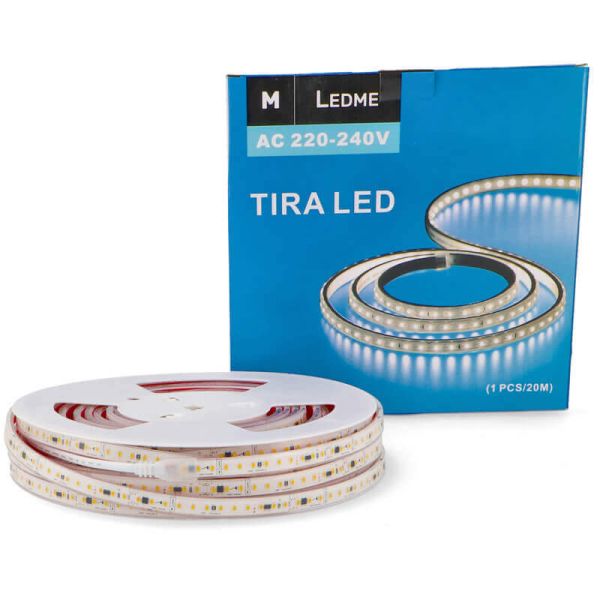 Tira LED 220V corte 10Cm 17W/m IP67 - 20 Metros Ruzok | LeonLeds