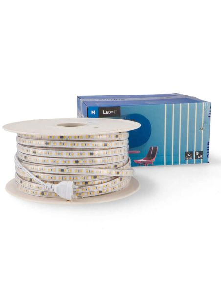 Tira LED 220V corte cada 10Cm 12W/m 50 Metros SMD2835 Sin Rectificador Bergamo