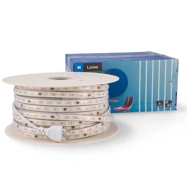 Bande LED 220V coupée tous les 10cm 12W/m 50 Mètres SMD2835 Sans Redresseur Bergamo