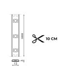 Tira LED 220V corte cada 10Cm 12W/m 50 Metros SMD2835 Sin Rectificador Bergamo