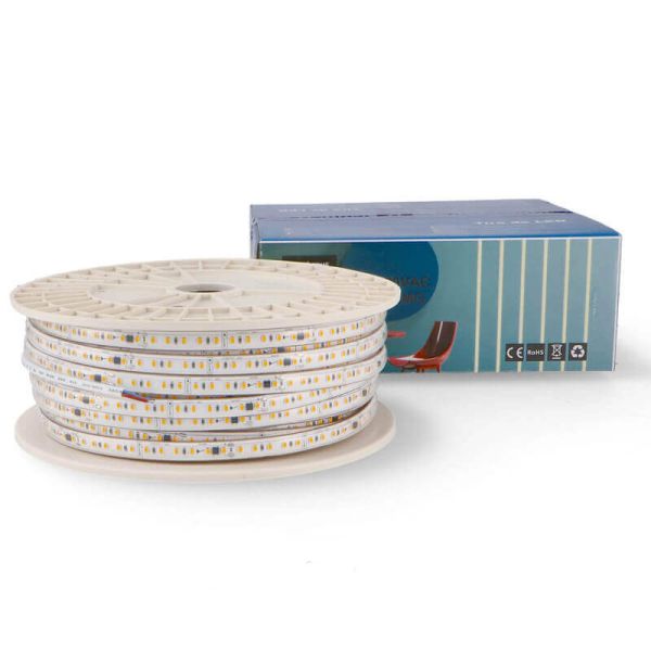 Tira LED 220V corte cada 10Cm 17W/m 50 Metros SMD2835 Sin Rectificador Bergamo | LeonLeds