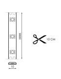 Medidas Tira LED 220V corte cada 10Cm 17W/m 50 Metros SMD2835 Sin Rectificador Bergamo | LeonLeds