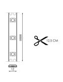 Medidas Tira LED RGB 220V AC SMD2835 Bergamo 13W/m IP65 RGB - Regulable y Enlazable | LeonLeds