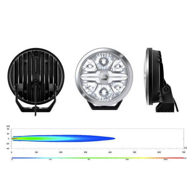 Faro LED 9 Pulgadas Homologado Blade 9" Luz de Posición Blanca y Largo Alcance R10 R149 R148 25 Puntos 1FJ 357 199-001
