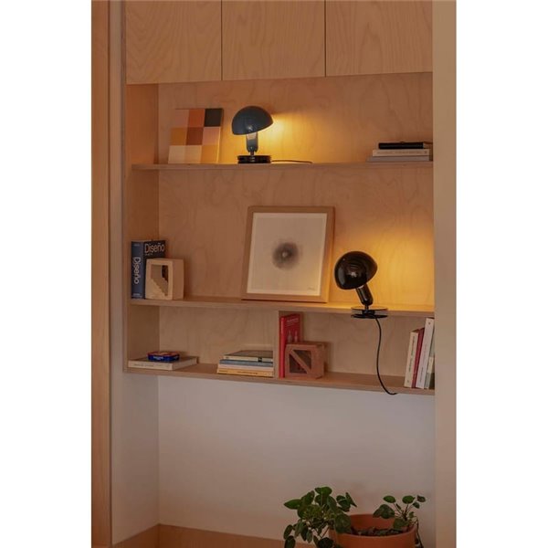 Lámpara con pinza BELA, para sobremesa o cualquier mueble, E27, varios colores