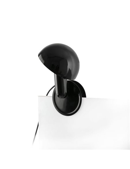 Lámpara con pinza BELA, para sobremesa o cualquier mueble, E27, varios colores