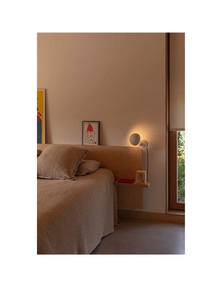 Lámpara con pinza BELA, para sobremesa o cualquier mueble, E27, varios colores
