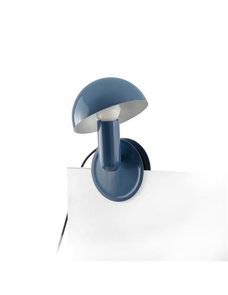 Lámpara con pinza BELA, para sobremesa o cualquier mueble, E27, varios colores