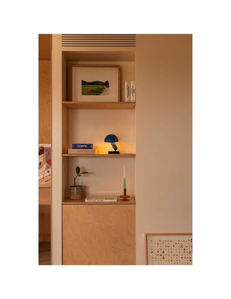 Candeeiro de fixação BELA, para mesa ou qualquer móvel, E27, várias cores