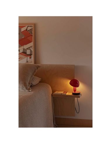 Lámpara con pinza BELA, para sobremesa o cualquier mueble, E27, varios colores