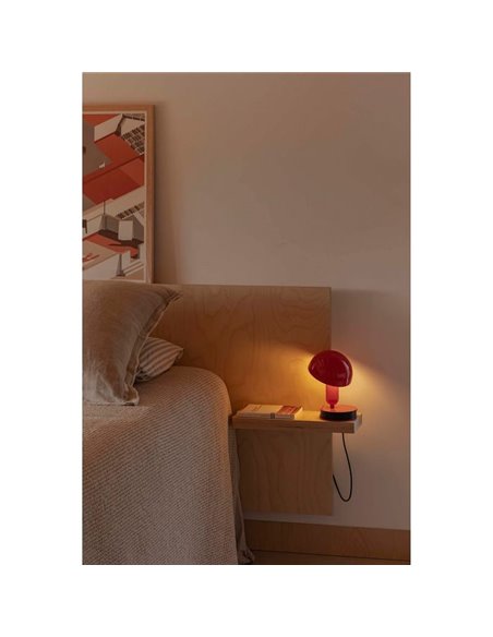 Lámpara con pinza BELA, para sobremesa o cualquier mueble, E27, varios colores