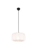 Lámpara de techo pantalla de tela MADELINE Ø40cm altura ajustable bombilla excl. 1x E27 max. 10W IP20