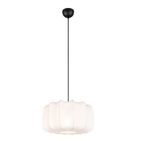 Lámpara de techo pantalla de tela MADELINE Ø40cm altura ajustable bombilla excl. 1x E27 max. 10W IP20