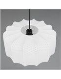 Lámpara de techo pantalla de tela MADELINE Ø40cm altura ajustable bombilla excl. 1x E27 max. 10W IP20