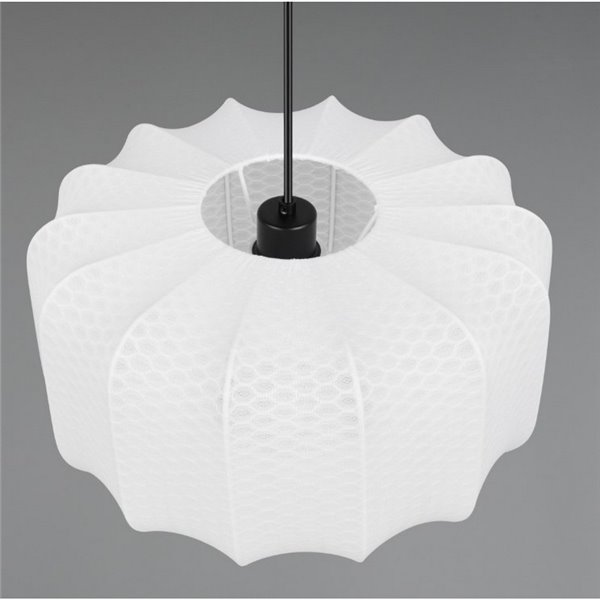 Lámpara de techo pantalla de tela MADELINE Ø40cm altura ajustable bombilla excl. 1x E27 max. 10W IP20