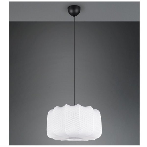 Lámpara de techo pantalla de tela MADELINE Ø40cm altura ajustable bombilla excl. 1x E27 max. 10W IP20