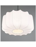 Lámpara de techo pantalla de tela MADELINE Ø40cm altura ajustable bombilla excl. 1x E27 max. 10W IP20