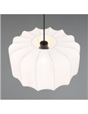 Lámpara de techo pantalla de tela MADELINE Ø40cm altura ajustable bombilla excl. 1x E27 max. 10W IP20