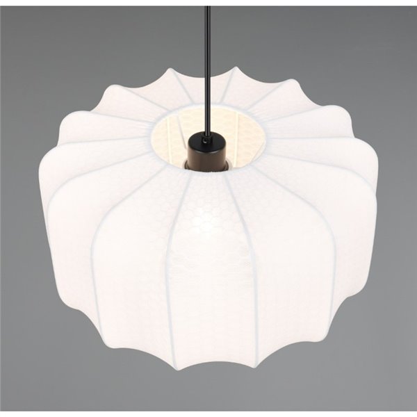 Lámpara de techo pantalla de tela MADELINE Ø40cm altura ajustable bombilla excl. 1x E27 max. 10W IP20