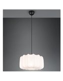 Lámpara de techo pantalla de tela MADELINE Ø40cm altura ajustable bombilla excl. 1x E27 max. 10W IP20